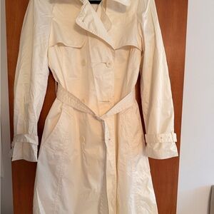 Madonna Classic Cream Trench Coat